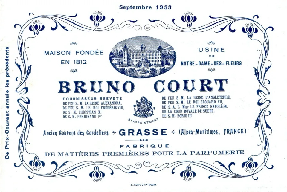 Bruno Court, catalogue, septembre 1933
