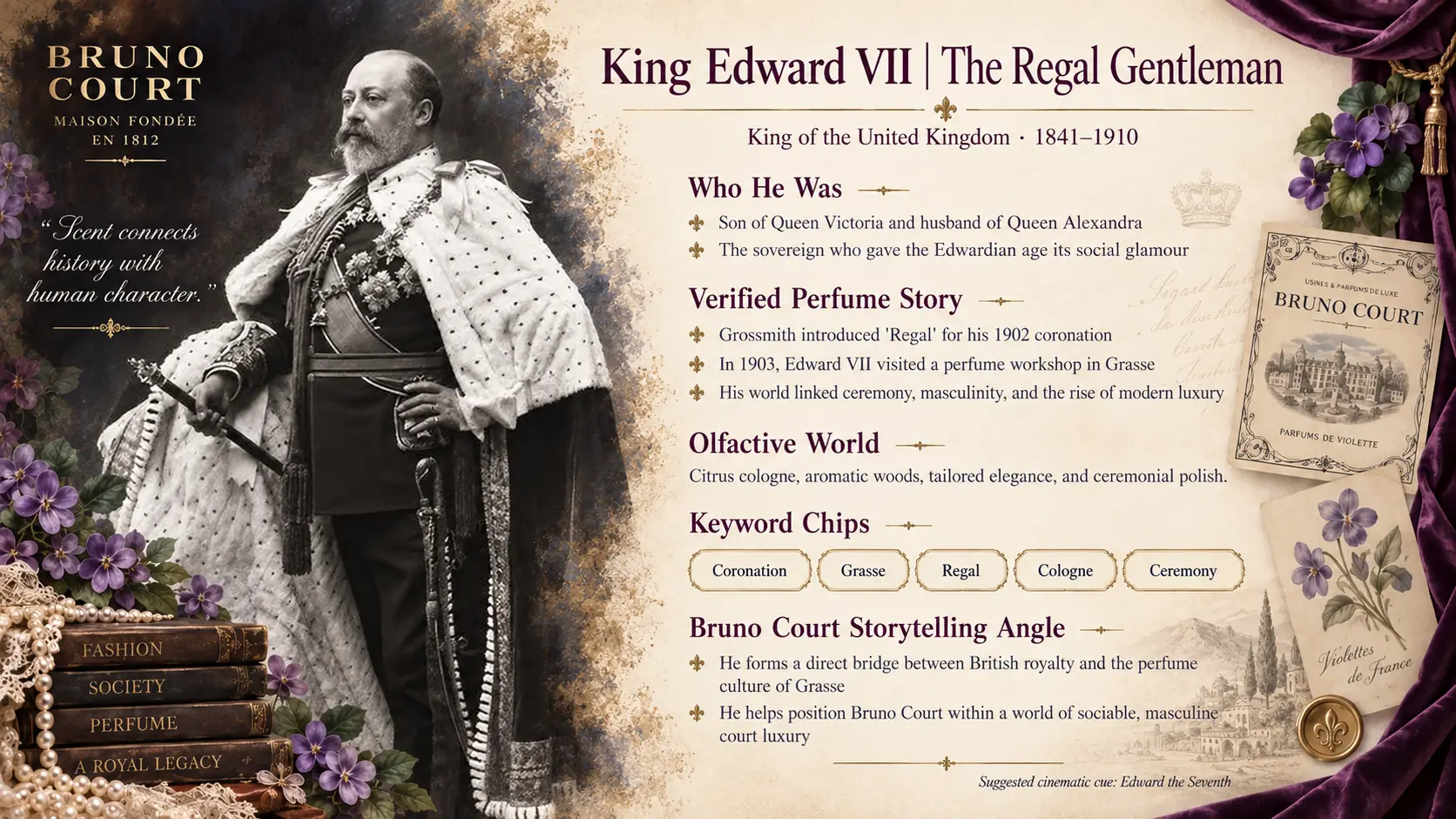 Creative portrait — King Edward VII